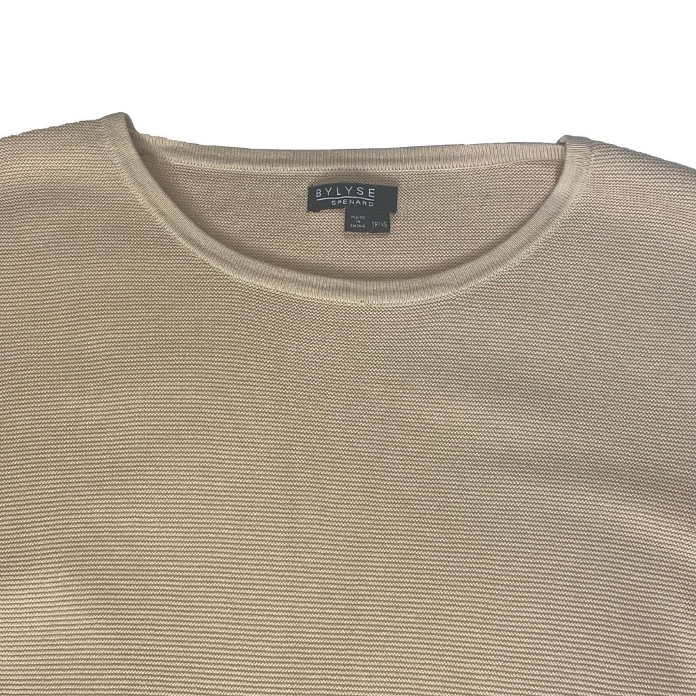 BYLYSE SPENARD Cream Cotton Modal Pocket Tunic Top‎ Quiet Luxury XS - Picture 7 of 16
